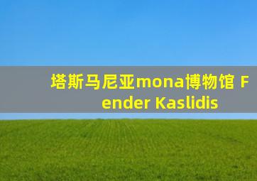 塔斯马尼亚mona博物馆 Fender Kaslidis